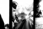 danse en triptyque, série noir et blanc, au Sénégal, en 2000 © Photo Deborah Metsch